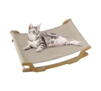 Ceprznvey Chaise hamac pour chat, fauteuil de couchage pour chat, canapé à bascule pour animal domestique rafraîchissant pour jouer, salon, balcon, appartement, jardin, voyage, journées chaudes, salon
