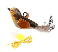 Ceprznvey Chirping Bird Toy, Cat Chewing Device, Pet Playing Tool, Interactive Design Lightweight Sturdy Construction Portable Safety for Kittens, 4.33x1.97x1.57 inches