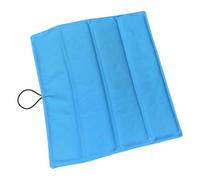 Ceprznvey Coussin de siège portable, pliable, coussin de siège en tissu Oxford, léger, accessoires de randonnée, pique-nique, alpinisme, 32,6 x 30,5 x 1,9 cm, bleu et noir, 1 pièce