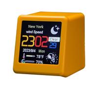 Ceprznvey Decorative Alarm Clock - Cute Kids Clock ¦ Light Alarm with Timepiece Projector, Rechargeable Clocks for Bedroom, Home Accessories Bedside Timer, Portable Clocks with Time Teller