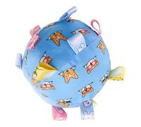 Ceprznvey Dog Fetch Ball, Pet Chew Toy, Interactive Wear Resistant Dog Squeaky Accessory for Indoor Outdoor Play, Soft Cotton Material, 5.91x5.91x5.91 inches, Lightweight 60g, 1 Piece