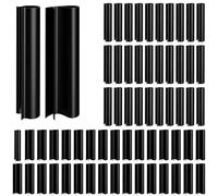 Ceprznvey Heavy Duty Clamps - Pool Cover Fasteners for Outdoor Protection | PVC Material with Windproof Grip, 60 Piece Set, Round and R Type Clips, Deck, Spa, Water, Maintenance Accessory