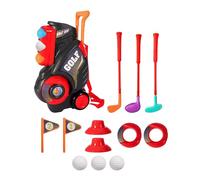 Ceprznvey Kids Golf Clubs, Kids Golf Toy, Outdoor Play Game, Lightweight Portable Design, Party Birthday Gift Idea, Indoor Garden Lawn Fun, 10.04x5.91x15.35 inches, Multicolor, 1 Set
