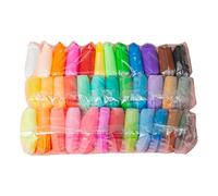 Ceprznvey Kids Modelling Clay Set, Beginners Air Dry Mold Craft, Educational Tool Home School Learning Activities Boost Creativity and Imagination for Kindergarten, 7g (each bag)