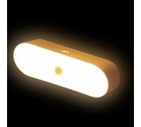 Ceprznvey Lampe à Détecteur de Mouvement Intérieur, Éclairage Automatique avec Capteur de Présence, Veilleuse Sans Fil Portable Magnétique pour Chambre Cuisine Couloir Étanche