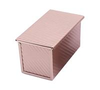 Ceprznvey Loaf Pan with Lid, Non-Stick Bread Mold, Heat Resistant Baking Tray, Rustproof Cake Tin for Cooking Storage Picnic Camp Bakery Kitchen Use, 8.45x4.72x4.5 Inches