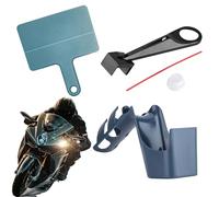 Ceprznvey Nettoyeur de chaîne de Moto - Outil de Nettoyage d'entretien de chaîne 4 pièces, applicateur de lubrifiant, pulvérisateur d'huile, Outil de Lavage pour Moto, Brosse à Huile pour