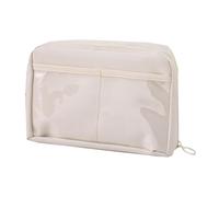 Ceprznvey Pencil Pouch, Pen Storage Bag, Wide Opening with Handle Portable Stationery Organizer for Middle and Primary School, 8.46x5.91x2.17 inches, Polyester Canvas