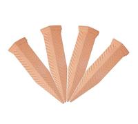 Ceprznvey Plant Watering Devices, Plants Automatic Watering Tools, 4 Terracotta Spikes for Gradual Water Flow, Suitable for Flower Beds Houseplants and Garden Use, 2.72x7.28 inches