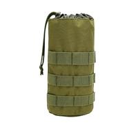 Ceprznvey Portable Bottle Holder, Compact Bottle Carrier, Réglable Drawstring Bottle Holder, Water Bottle Carrier, Oxford Cloth Bottle Bag for Camping Hiking Cycling Outdoor Sports Walking, Army