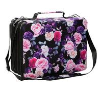 Ceprznvey Portable Pencil Case, Large 4 couches Marker Bag, Pen Storage Case, Sac de rangement, Hobby Art Craft Storage Box, School Supply Organizer Container for Makeup Brush, Gel Pen Storage,