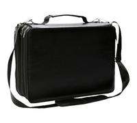 Ceprznvey Portable Pencil Case, Large 4 couches Marker Bag, Pen Storage Case, Sac de rangement, Hobby Art Craft Storage Box, School Supply Organizer Container for Makeup Brush, Gel Pen Storage, Noir ,
