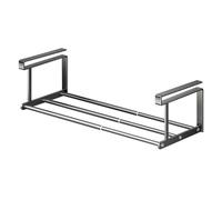 Ceprznvey Rack Organizer - Shelf Tray for Bathroom Pantry | Telescopic Expandable with Non-Slip Surfaces, Heavy-Duty Adjustable Clip Mount, Kitchen RV Sink Locker Shoe Holder for Home Travel