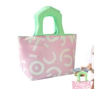 Ceprznvey Sac à déjeuner isotherme, pochette de repas portable, étanche, boîte à déjeuner réutilisable, design élégant, idéal pour le travail, le pique-nique et la plage, 20 x 15 x 20 cm