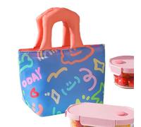 Ceprznvey Sac à déjeuner isotherme, pochette de repas portable, étanche, boîte à déjeuner réutilisable, design élégant, idéal pour le travail, le pique-nique et la plage, 20 x 15 x 20 cm