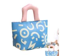 Ceprznvey Sac à déjeuner isotherme, pochette de repas portable, étanche, boîte à déjeuner réutilisable, design élégant, idéal pour le travail, le pique-nique et la plage, 20 x 15 x 20 cm