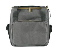 Ceprznvey Sac de voyage pour disques vinyles - Organisateur d'album portable avec séparateurs - Peut contenir jusqu'à 45 - 30,5 cm - Pour collection de musique - Polyester - 33 x 32 x 25 cm