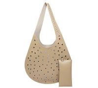 Ceprznvey Sac fourre-tout pour femme, style punk Rivet, sac rétro tendance pour la vie quotidienne, les voyages, le travail, le shopping ou les sorties en voyage, 40 x 40 x 1 cm, 230 g, matériau
