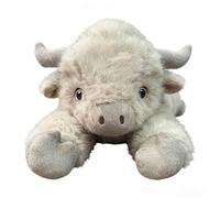 Ceprznvey Soft Cow Plush - Lying Pose Toy for Bedroom | Polyester Fabric with Tender Filling, Cute Animal Ornament, Comfortable Cushion Design, Decorative Stuffed Doll for Sofa Car Interior Home