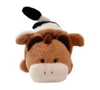 Ceprznvey Stuffed Cow Plush - Reversible Cuddly Pillow for Kids | Plush and Cotton Material with Soft Filling, Double Animal Design from Horse to Cow, for Sofa, Bedroom, Playtime, Gift