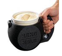 Ceprznvey Support Pour Pot De Glace Pint - Récipient Réutilisable Forme Haltère Nouveauté | Support À Pot De Yaourt - pour Organisation du garde-manger Service de dessert Cuisine Maison Gym Hommes