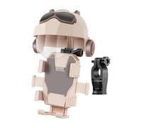 Ceprznvey Support Téléphone Vélo,avec Pare-Support Rotatif 360° - Support Téléphone pour Trottinette Électrique,pour Trottinette Véhicule Électrique Route Montagne Cyclisme Conduite Trajet