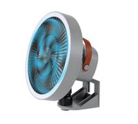 Ceprznvey Ventilateur de bureau avec télécommande silencieuse 4000 mA | Ventilateur de bureau rechargeable pour maison, salon, chambre à coucher, voyage, camping, randonnée, voiture, dortoir