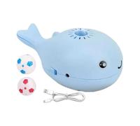 Ceprznvey Whale Toy, Floating Pet, Electric Cat Ball Interactive Kitten Enrichment Boredom Buster Moving Smart Playset with Fan for All Breeds, 4.33x2.76x1.97 inches