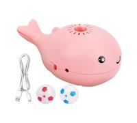 Ceprznvey Whale Toy, Floating Pet, Electric Cat Ball Interactive Kitten Enrichment Boredom Buster Moving Smart Playset with Fan for All Breeds, 4.33x2.76x1.97 inches