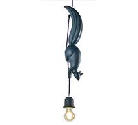 Cepten Lustre en résine, Restaurant Nordique Animal Lamp Lustre Chambre à Coucher Chambre d'enfants Lampe Magasin de vêtements Personnalité Simple Ecureuil Suspension Luminaires,Bleu