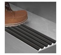 CEQFSWHQ Protecteur de Bord d'escalier en Alliage d'aluminium Haute Traction - Marches d'escalier antidérapantes for Une sécurité et Une durabilité accrues, 1 pièce(Black,L 300cm/300mm/9.8ft)