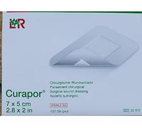 Cer Curapor 7x5cm Ster 100pz