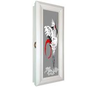 Cer-Plast Armoire Crochet Mural | Boite a Clefs Murale | Porte Clef Mural Organiseur | Porte Clé Mural Decoration Murale Deco Maison Vintage