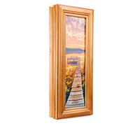 Cer-Plast Armoire Crochet Mural | Boite a Clefs Murale | Porte Clef Mural Organiseur | Porte Clé Mural Decoration Murale Deco Maison Vintage, (SKP-F100BR)