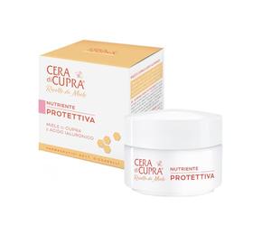 Cera di Cupra, Crème Nutritive Protectrice, Protège et Offre un Confort Intense même aux Peaux les plus Sèches, Idéale aussi bien le Matin que le Soir, Made in Italy, Testée Dermatologiquement, 50 ml