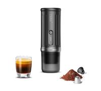 CERA+ Machine Espresso Portable Autochauffante,Jusqu'à 8 Tasses par Charge & 20 Bar,13500mAh,CERApresso Compatible Capsules NS & Café Moulu,Machine à Café Électrique pour Camping,Bureau&Voiture/Voyage
