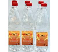 CERAGI Lot de 6 bouteilles d'huile de paraffine