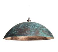 Cerames abat jour plafond en cuivre Sandia Verde XL - Suspension luminaire rétro | Lustre fabriqué au Mexique, parfait pour la cuisine, la salle à manger, le salon, la chambre à coucher