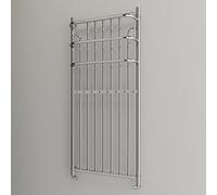 Cerames Radiateur Minas rétro pour salle de bain - 43 x 80 cm - Chromé - Design rétro - Chauffage d'eau moderne