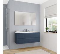 Ceramia meuble de salle de bain 120 cm, bleu foncé (CERAMIA-3DB120)