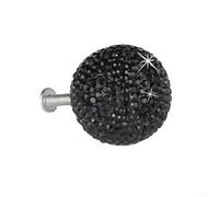 Ceramic Ball Cabinet Handle 1.18in White(Black) | Soft pottery material, white finish, 1.18x1.18in size, includes 5 screws, easy install