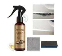 Ceramic Car Coating, Auto Spray Wax, 100ml 9h Ceramic Coating Gloss Agent with Sponge, Vehicle Headlight Protection Use, High Gloss Finish Coat, Scratch Resistant Shine for Car Paint Protection Use