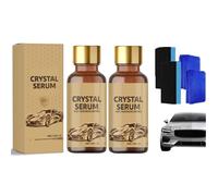 Ceramic Car Coating Kit-Crystal Serum,50ml Ceramic Coating for Cars,For Automotive Paint Protection,Quick Effect Coating Agent,2PC