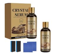 Ceramic Car Coating Kit - Crystal Serum, Advanced Ceramic Coating for Cars, 9H+ Hardness Professional Ceramics Coatings for Automotive Paint Protection (2pcs)