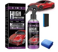 Ceramic Car Coating Spray - 3 in 1 High Protection Quick Car Coating Spray,Car Coating Agent Spray,Car Paint Coating Agent,Car Scratch Nano Repair Spray,Car Wax Polish Spray (1PC)