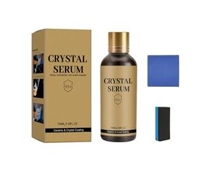 Ceramic Coating For Car - 100ml High Shine Cleaning Solution Kit, Paint Protection Liquid | Vehicle Care Product For Sedan Pickup Truck RV Trailer | Automotive Coating For Motorcycle Bike Tractor