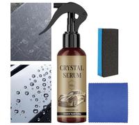 Ceramic Coating for Cars, 100ml Paint Protection Spray Hydrophobic Car Ceramic Coating Kit with Sponge and Cloth Scratch Resistant Shine Protection for Car Truck SUV Garage Detailing Maintenance