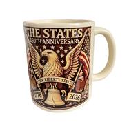 Ceramic Coffee Cup | Heat Retention 2D Flat Art - Ceramic Cup Commemorative Mug,Historical Artistic Craftsmanship For Home Gathering Event Dorm Hotel Apartment Tea Milk Water Juice Dad Husband