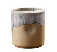 Ceramic Coffee Cup, Sip Hole Drinkware, 500ml Water Mug, No Handle Tumbler, for Men Travelers Home Car Office Travel Patio Camping Hotel Picnic Juice Drinks Use Hot Cold Beverage Enjoyment Portable