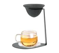 Ceramic Coffee Strainer - Modern High Precision Tea Strainer With Stand, Paperless Reusable Filter, Easy To Clean Design For Home Cafes Bars Hotels Restaurants